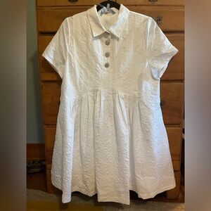 Hill House Rosalind Dress Winter White size M